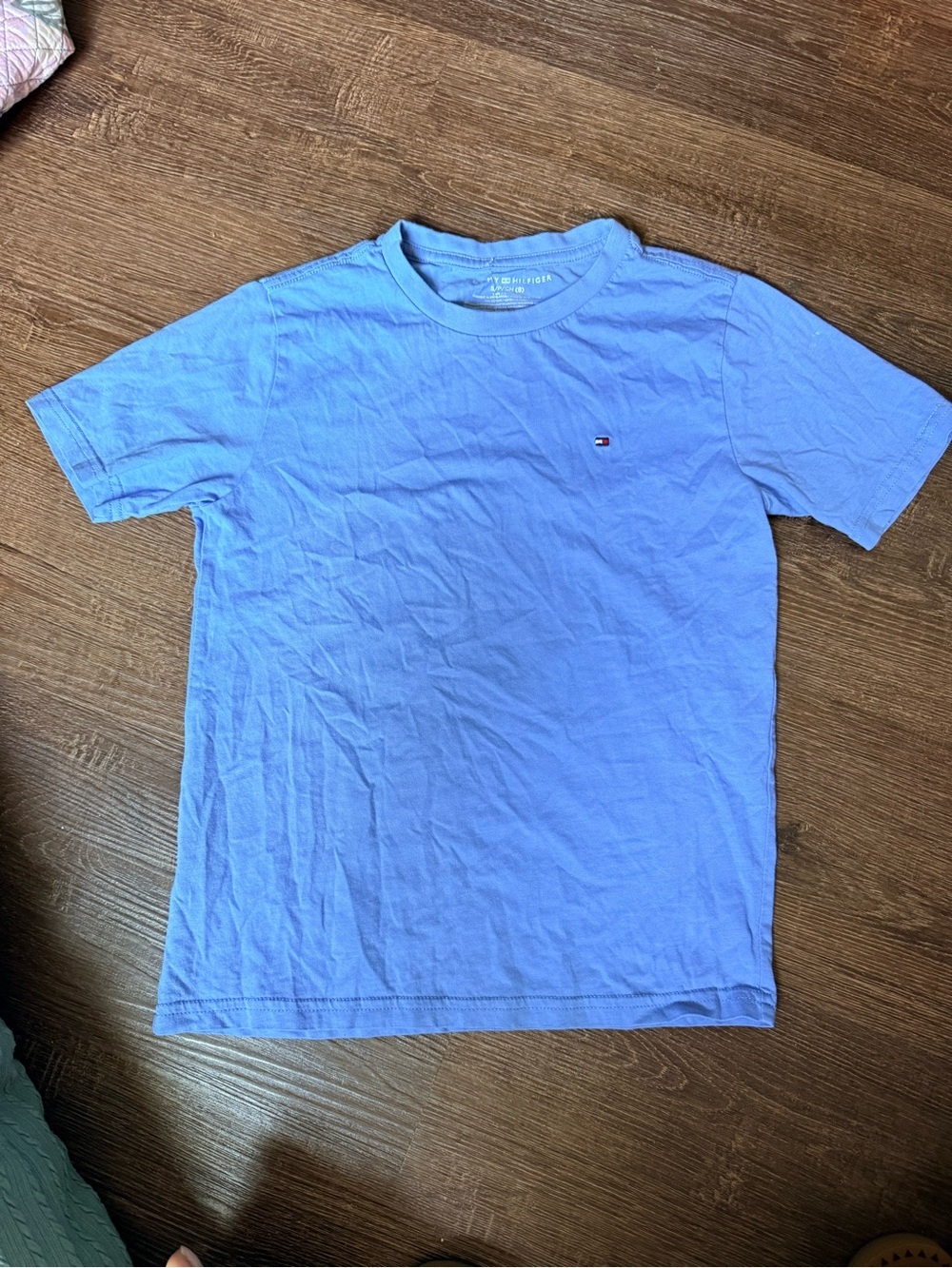 Tommy Hilfiger Men’s Sky Blue Crew Neck Tee Sz 8 #0037